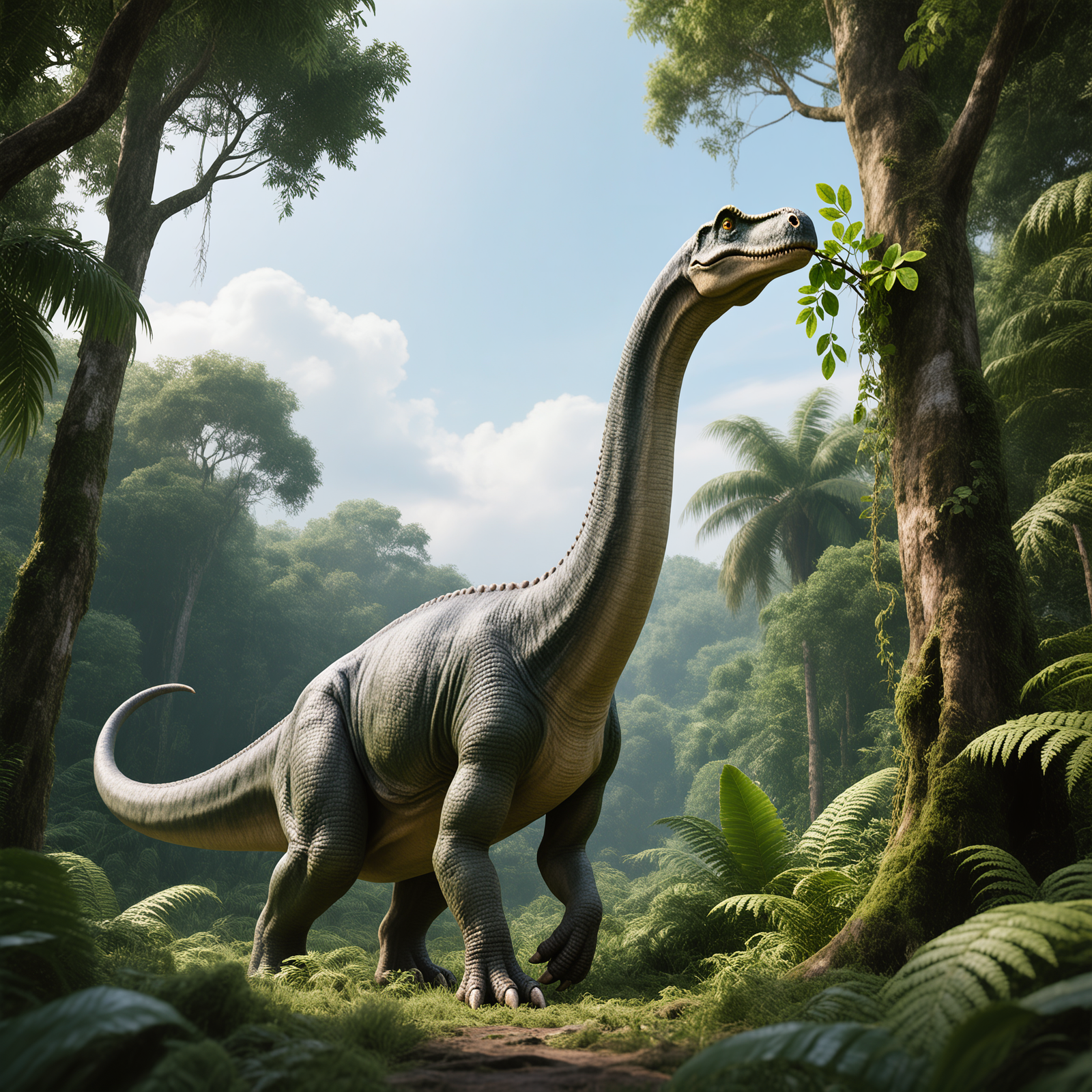 Brachiosaurus long-neck dinosaur