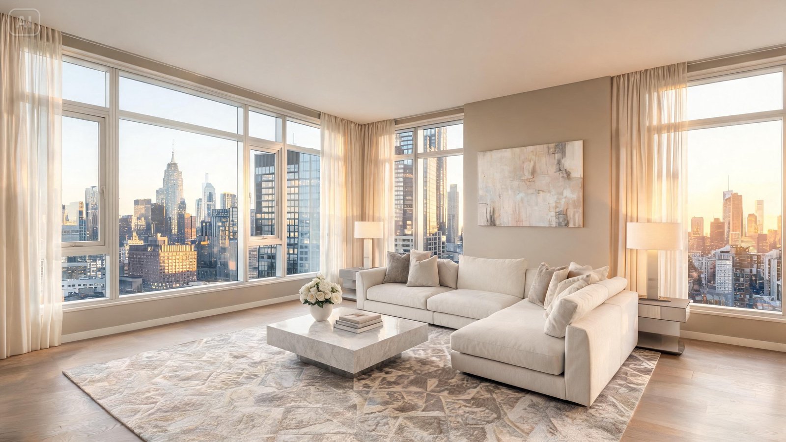 Demo apartment listing for luxury real estate website